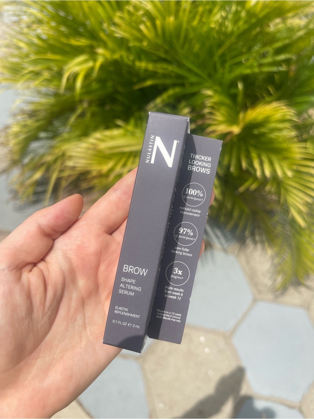 NULASTIN Brow Serum New Sealed Full Size 3ml Hair Growth Peptide